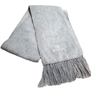 Genuine Alpaca Grey Camargo Unisex Scarf